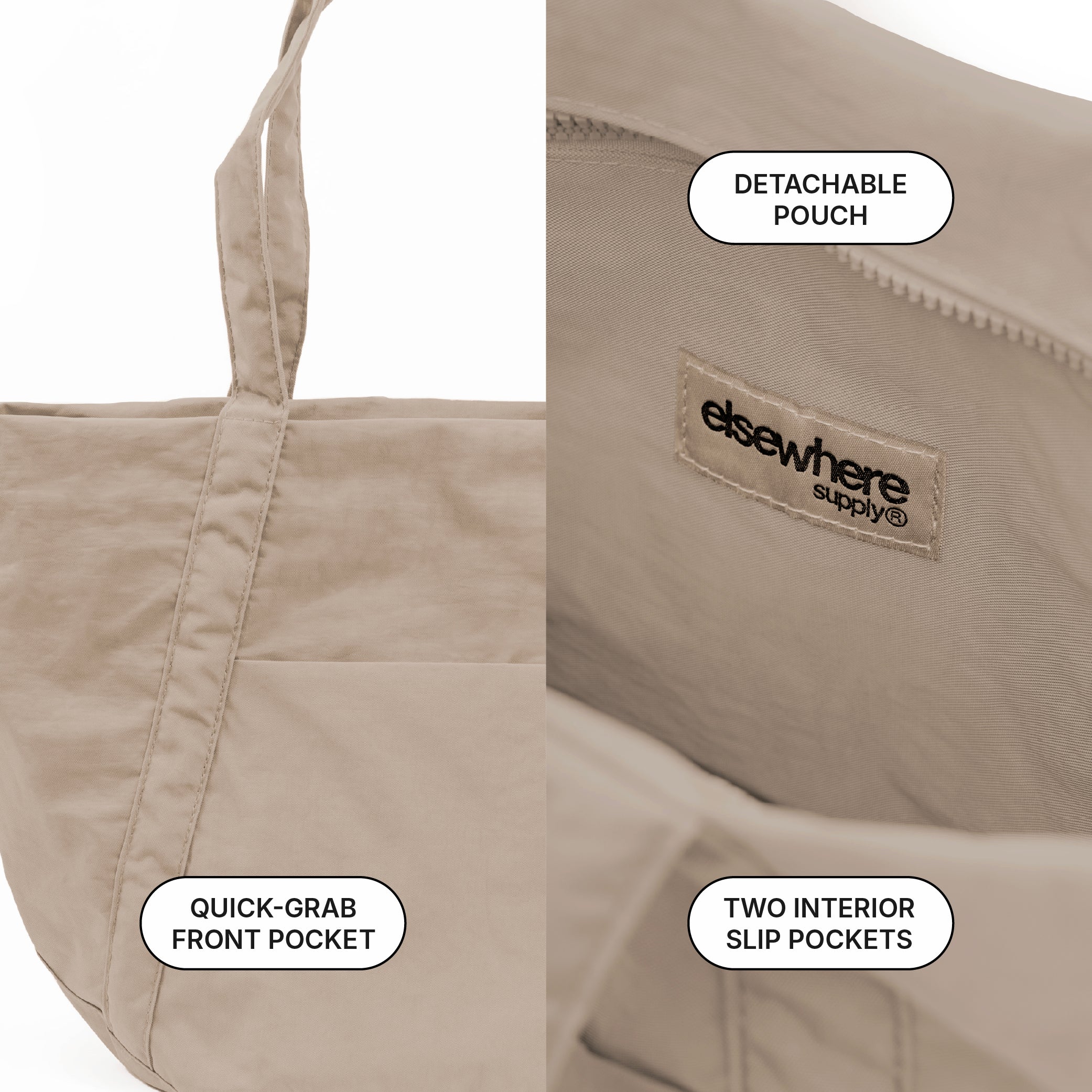 The Carry-All Day Tote in Dune