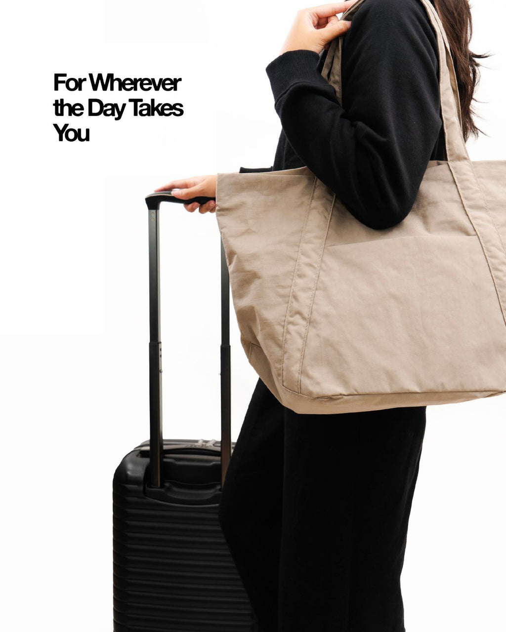 The Carry-All Day Tote in Dune
