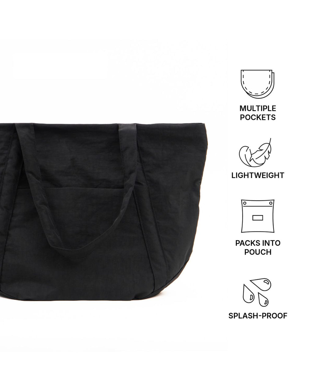 The Carry-All Day Tote in Jet