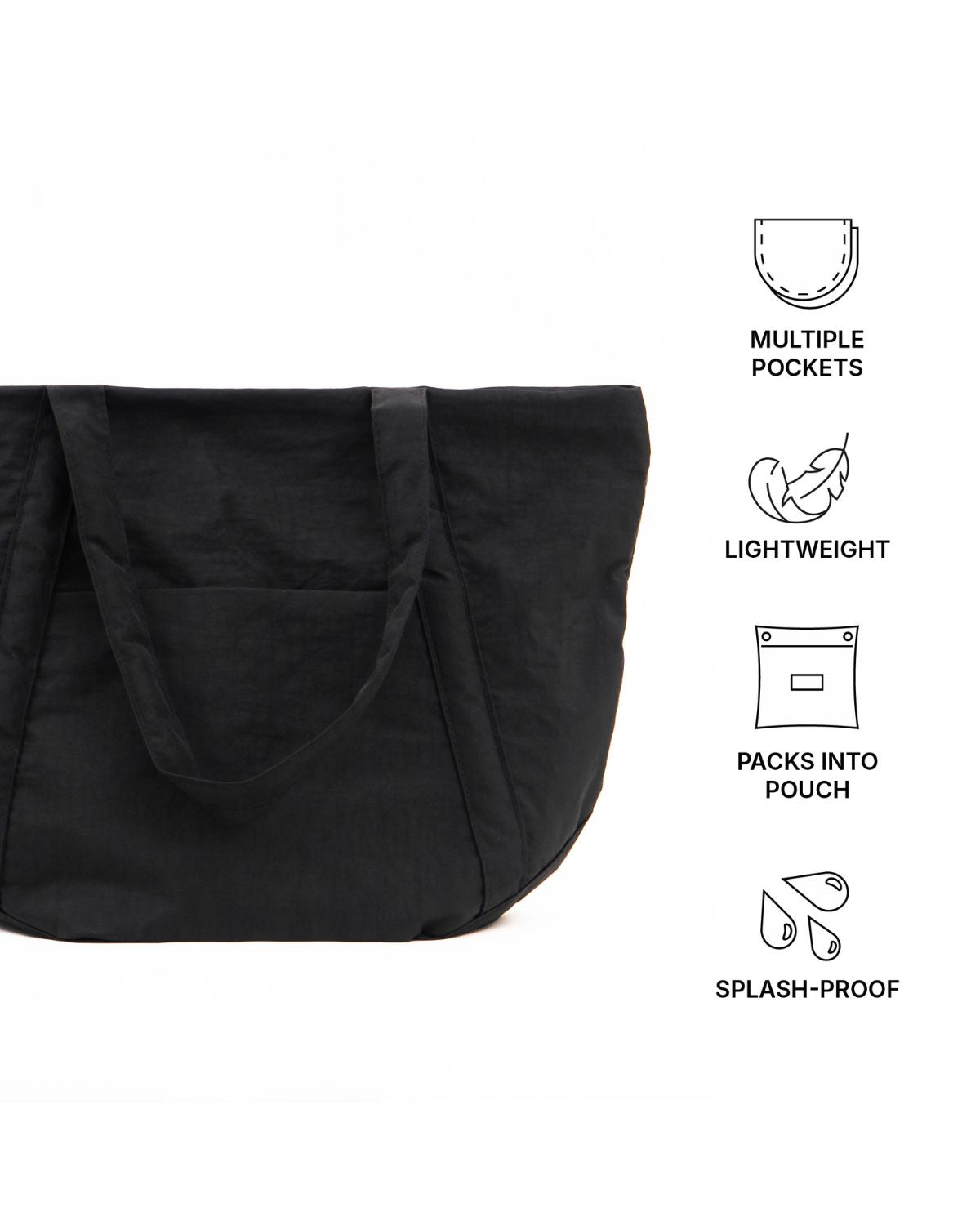The Carry-All Day Tote in Jet
