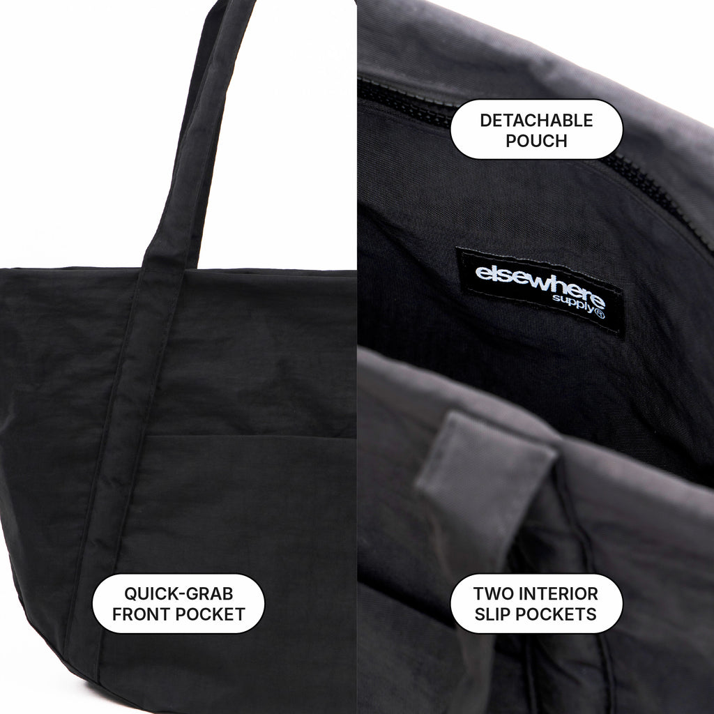The Carry-All Day Tote in Jet